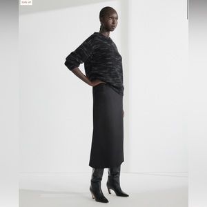 BNWT Hammered Satin Slip Skirt